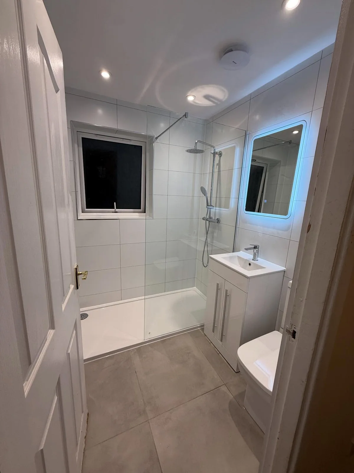 Bathroom White Wide